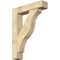 Ekena Millwork Funston Block Rough Sawn Bracket w/ Offset Brace, Douglas Fir, 8"W x 36"D x 48"H BKT0806X36X48FST05RDF - alternate 1